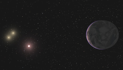 artist's conception of planet