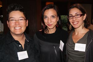 Professors Marcia Ochoa, Neda Atanasoski, and Felicity Amaya Schaeffer