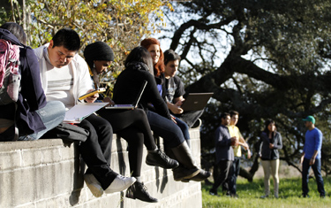 students at UC Santa Cruz