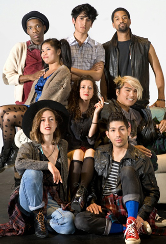 UCSC student cast of Rent