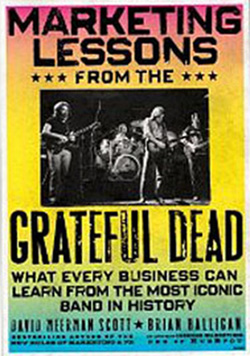 book cover--marketing lessons of the Grateful Dead