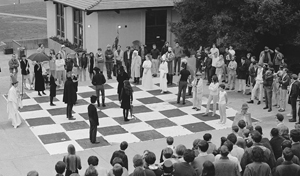 Cowell College human chess game, 1967