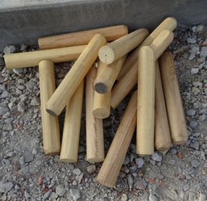 pegs for barn construction