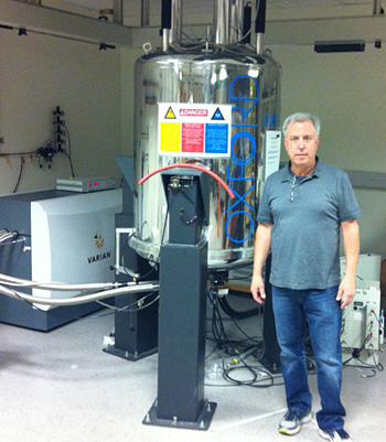 Glenn Millhauser in NMR Facility