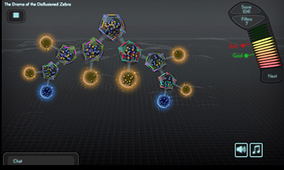 screen shot of binary fission game