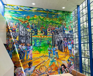 Collective museum mural site