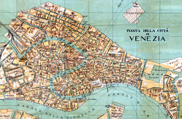 map of Venice Ghetto