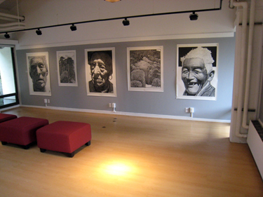 UC Santa Cruz art gallery with work of Xiang Silou