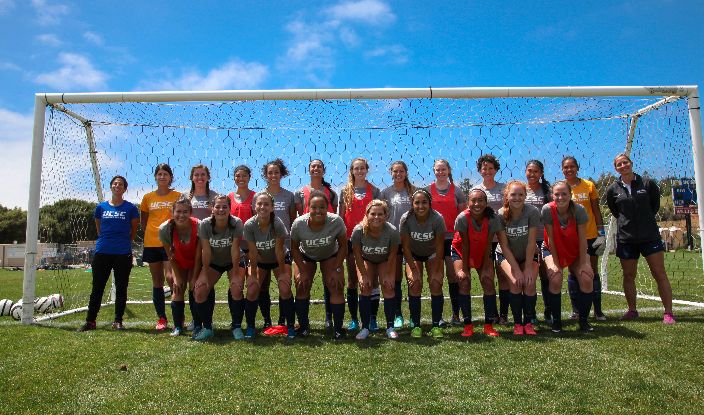 The full women's soccer team. (Photos by Carolyn Lagattuta)
