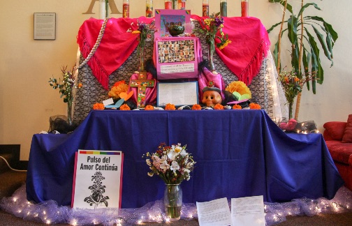 Altar for Orlando victims