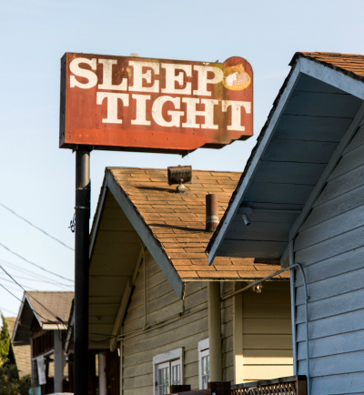 sleep tight motel sign 