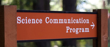 science communication program sign
