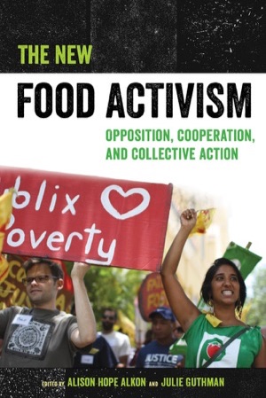 Photo of the cover of the new book The New Food Activism