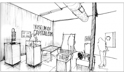 Museum of Capitalism (courtesy of FICTILUS, Digital Arts and New Media alumni Andrea Steve