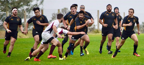 A 2017 rugby match on the Lower East Field 