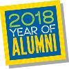 Year of Alumni badge