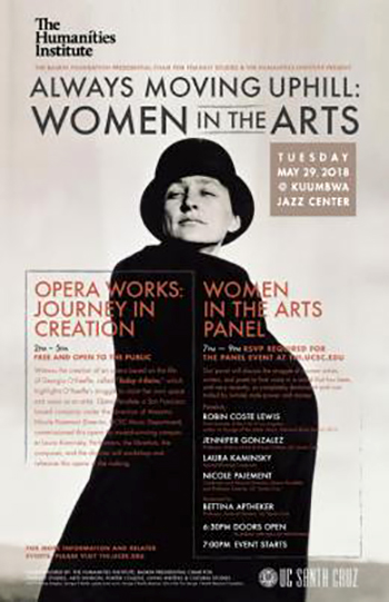 ucsc women in the arts poster