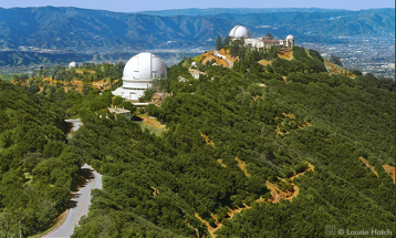 Aerial view of Lick Observatory