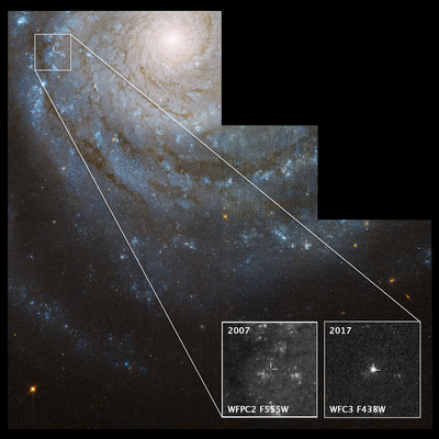 galaxy and supernova images