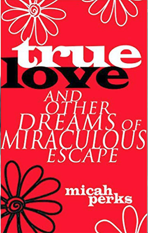 book cover: True Love and Other Dreams of Miraculous Escape by Micah Perks