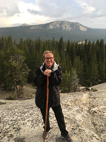 Gary Young (in 2017 at the Tuolumne Meadows Poetry Festival in Yosemite National Park)