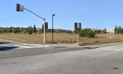 View of proposed family student housing as viewed from Hagar and Coolidge roads