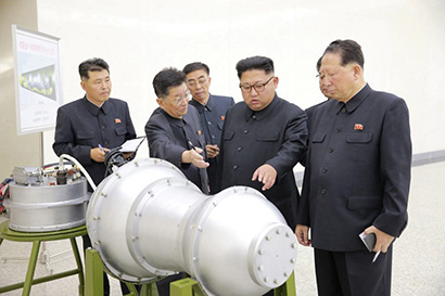 North Korean officials