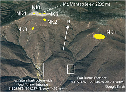 map of nuclear test site
