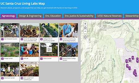 Living Labs map