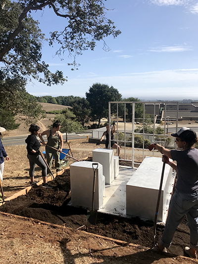 Jackie Sumell, Solitary Garden, UC Santa Cruz (Installation in progress), 2019