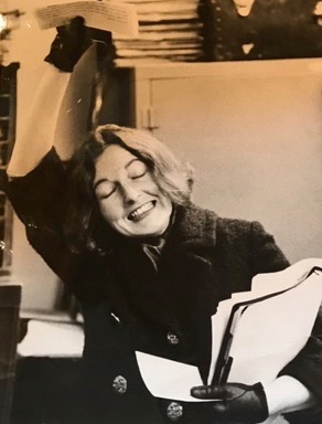 Black-and-white photo of Joan Ward