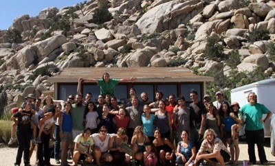 Group photo from 2012 of Roxanne Beltran and other undergraduates in a field course