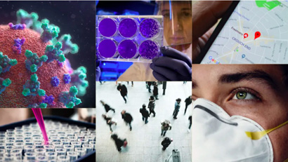 collage of research-related images