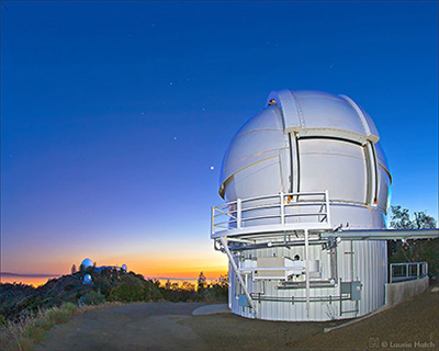 photo of automated planet finder dome