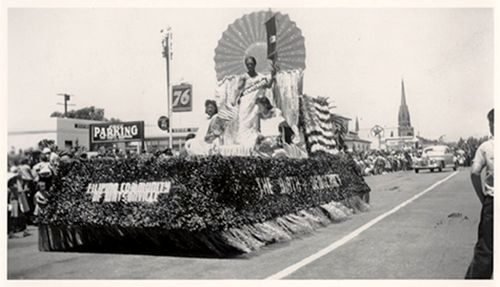 Filipino Community of Watsonville Parade Float. Courtesy UC Santa Cruz Special Collections