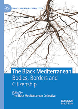 the book cover for The Black Mediterranean featuring an image of roots