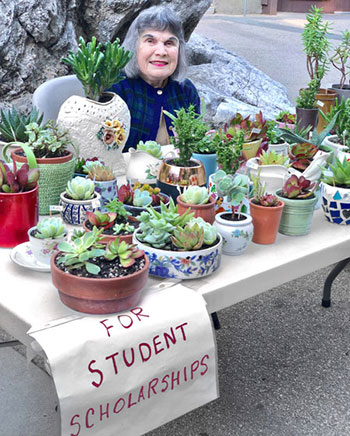 UCSC Retiree selling succulent for student scholarships