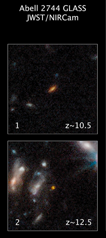 images of early galaxies