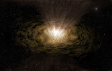 illustration of active galactic nucleus