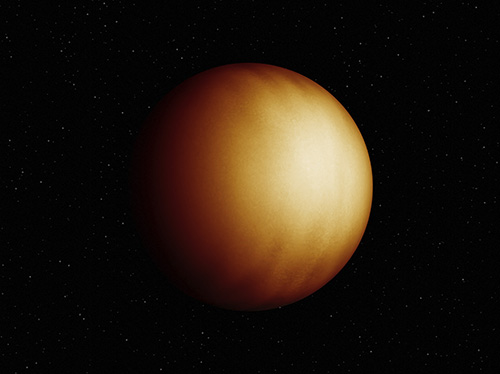illustration of exoplanet WASP-18b