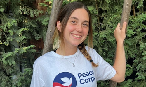 Alum fulfills dream, aided by Peace Corps program
