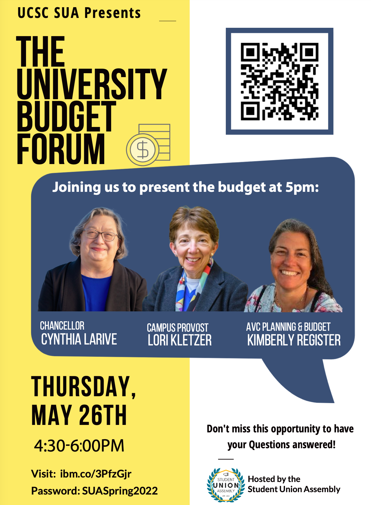 budget forum flyer
