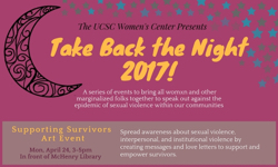 Events to raise awareness about sexual violence