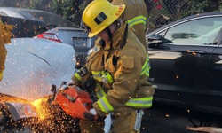 Alumna makes history with fire academy finish