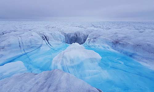 Greenland Ice Sheet is melting from the bottom up