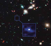 Possibly the most distant galaxy ever seen