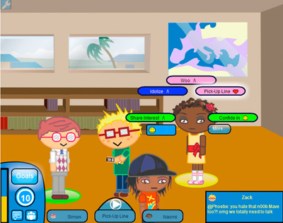 screen shot of game