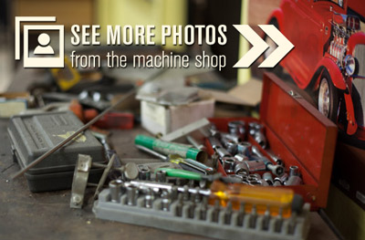 See a slideshow of photos from the machine shop