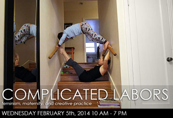 complicated labors exhbition and symposium poster
