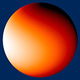 thermal map of planet's atmosphere